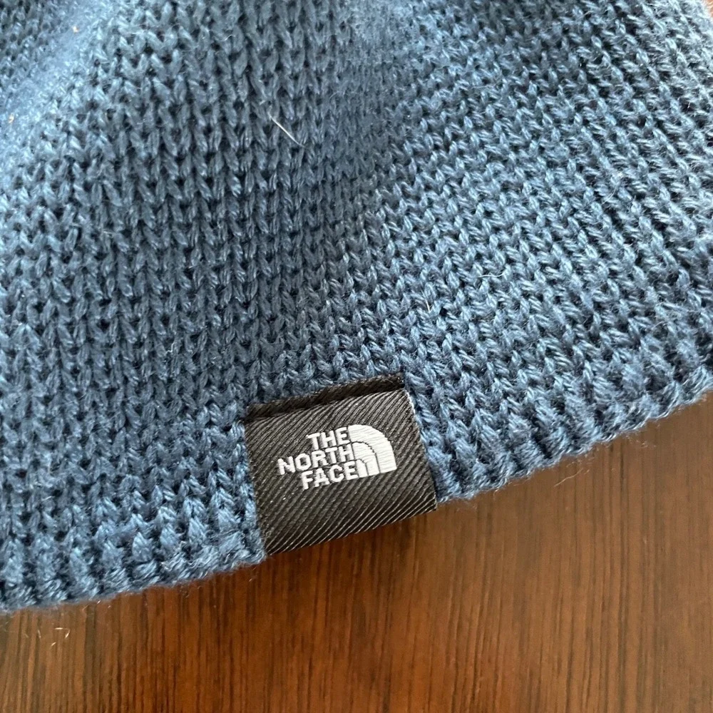 The North Face Beanie Unisex OS Blue Kerry Embroidered Knit Hat Gorpcore